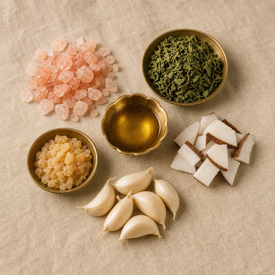 Kitchen finishing ingredients: Kasuri methi, garlic, coconut and more